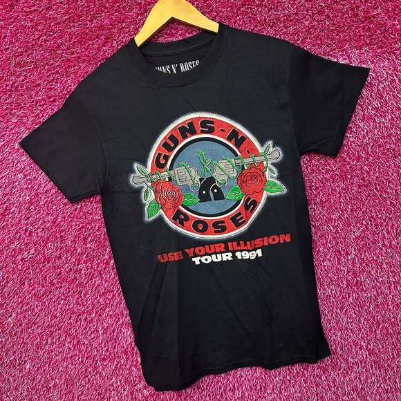 Guns N’ Roses Use Your Illusion Tour 1991 Rock Band Tee S - Picture 3 of 4